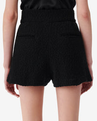 Teddi high waist shorts - Black