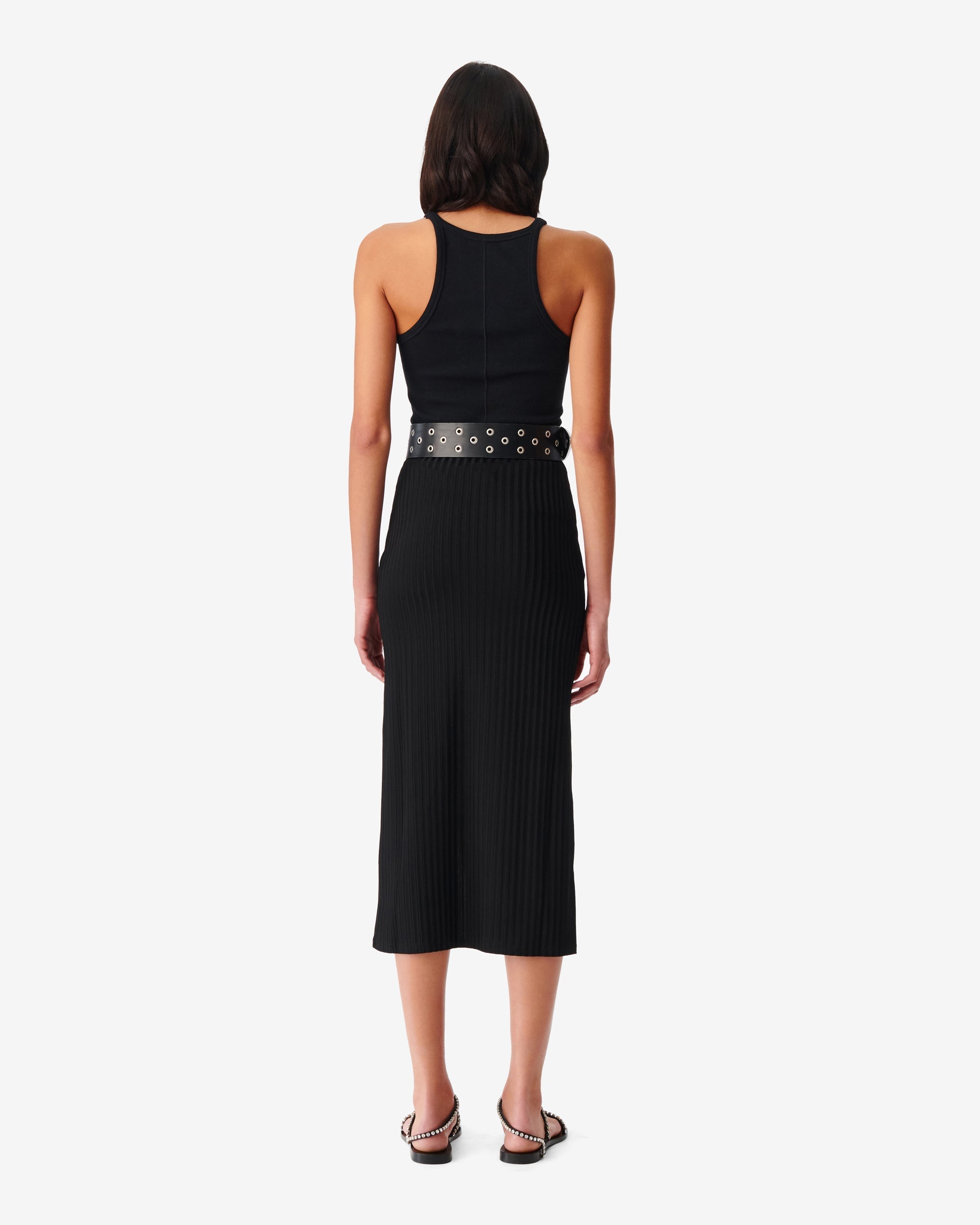 Bilaga midi skirt - Black