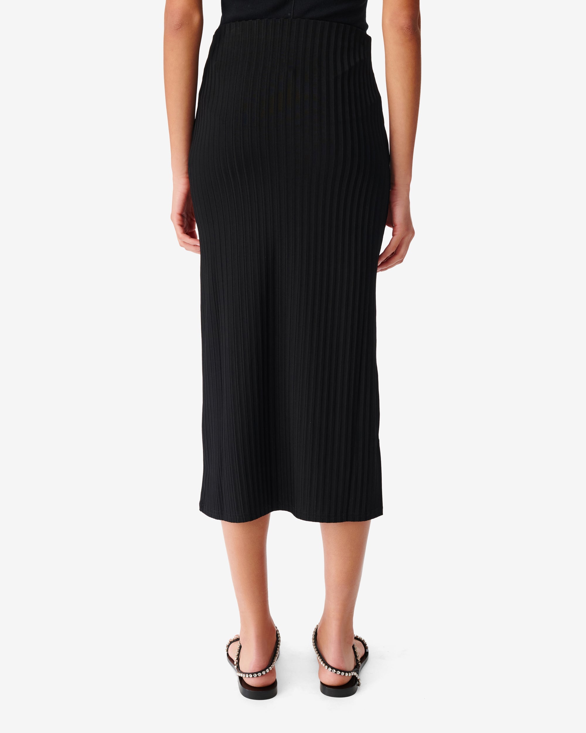 Bilaga midi skirt - Black