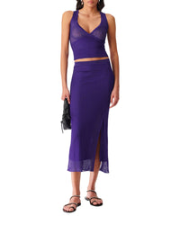 Chuma maxi skirt - Dark Purple