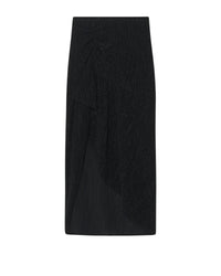 Cinder maxi skirt - Black Metallic