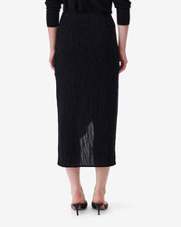 Cinder maxi skirt - Black Metallic
