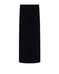 Gysele skirt in silk - Black