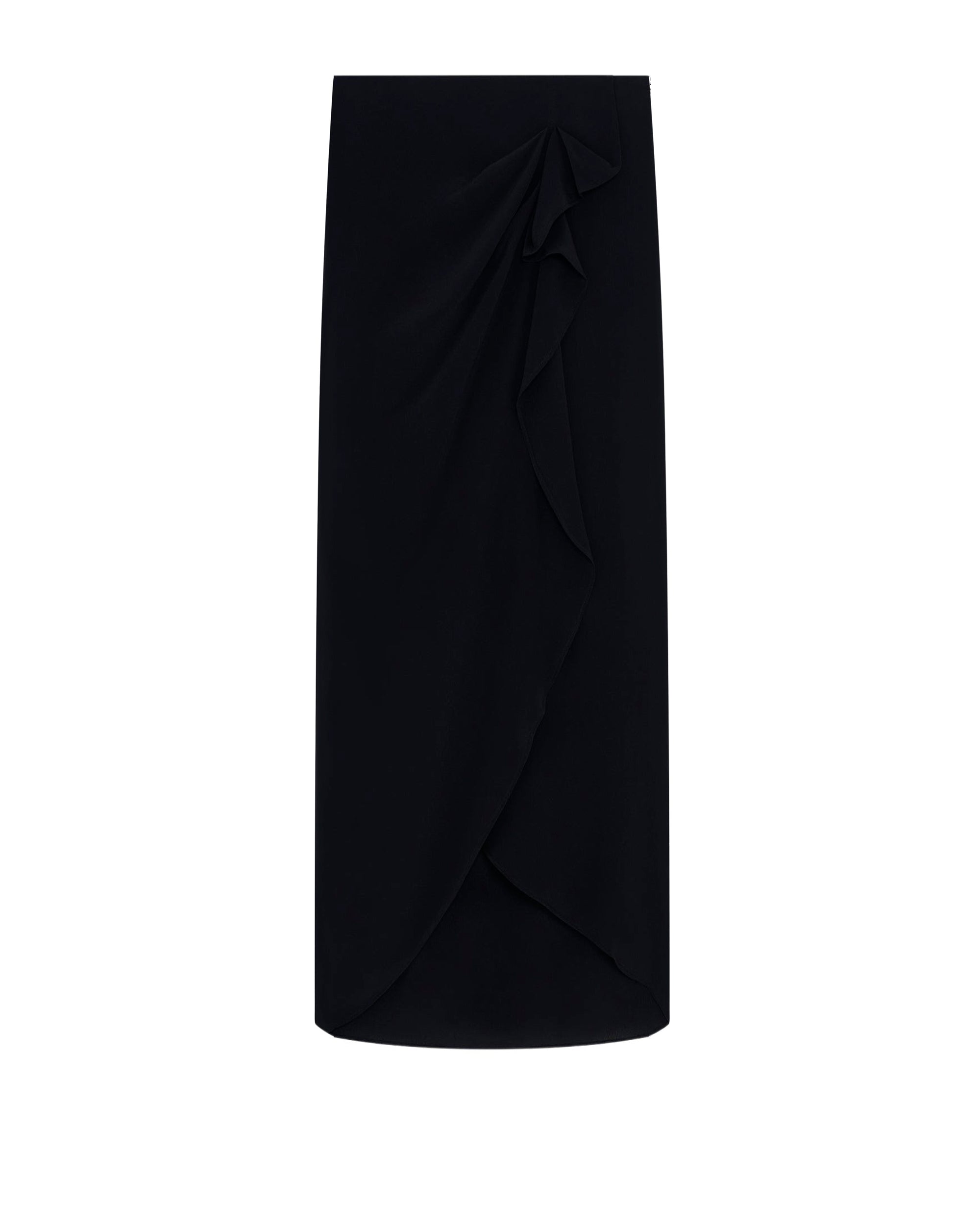 Gysele skirt in silk - Black