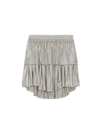 Imama short skirt - Beige Silver