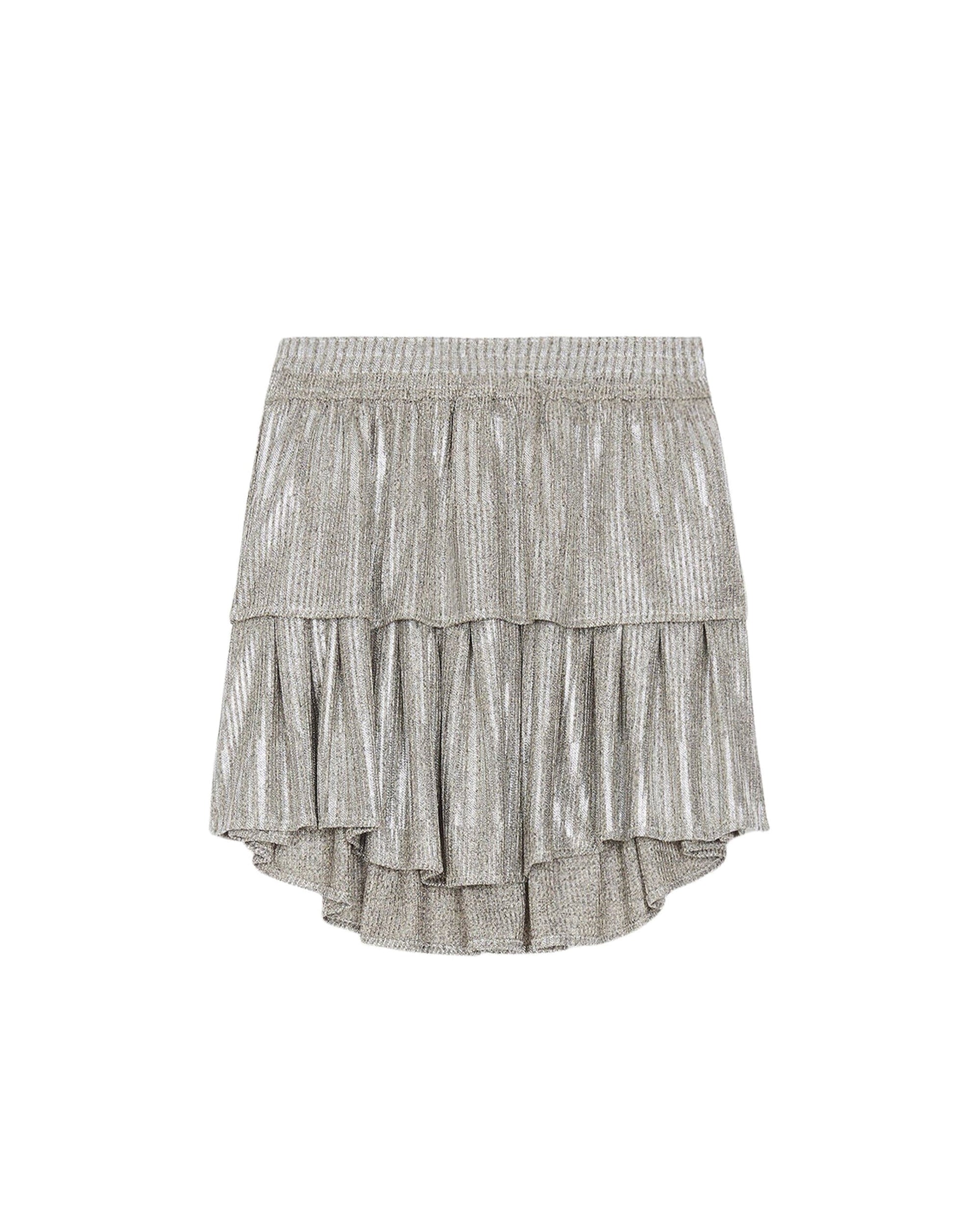 Imama short skirt - Beige Silver
