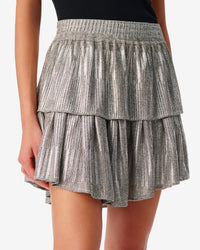 Imama short skirt - Beige Silver