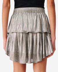 Imama short skirt - Beige Silver
