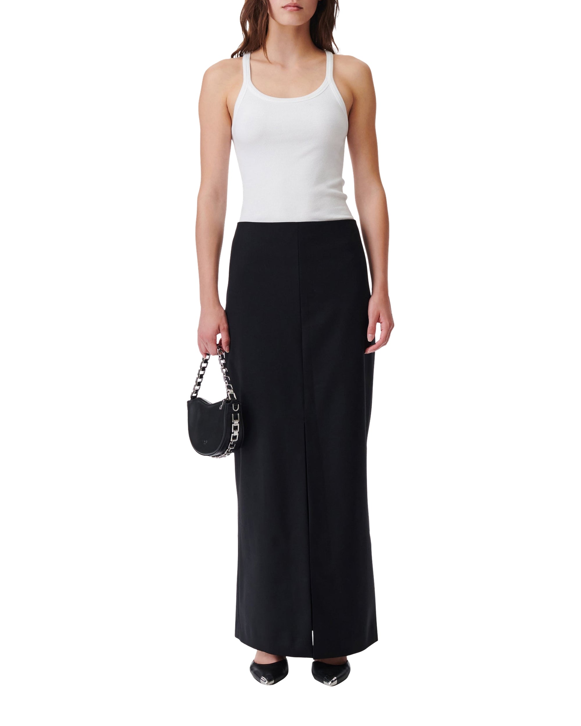 Isice skirt in wool - Black