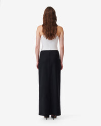Isice skirt in wool - Black