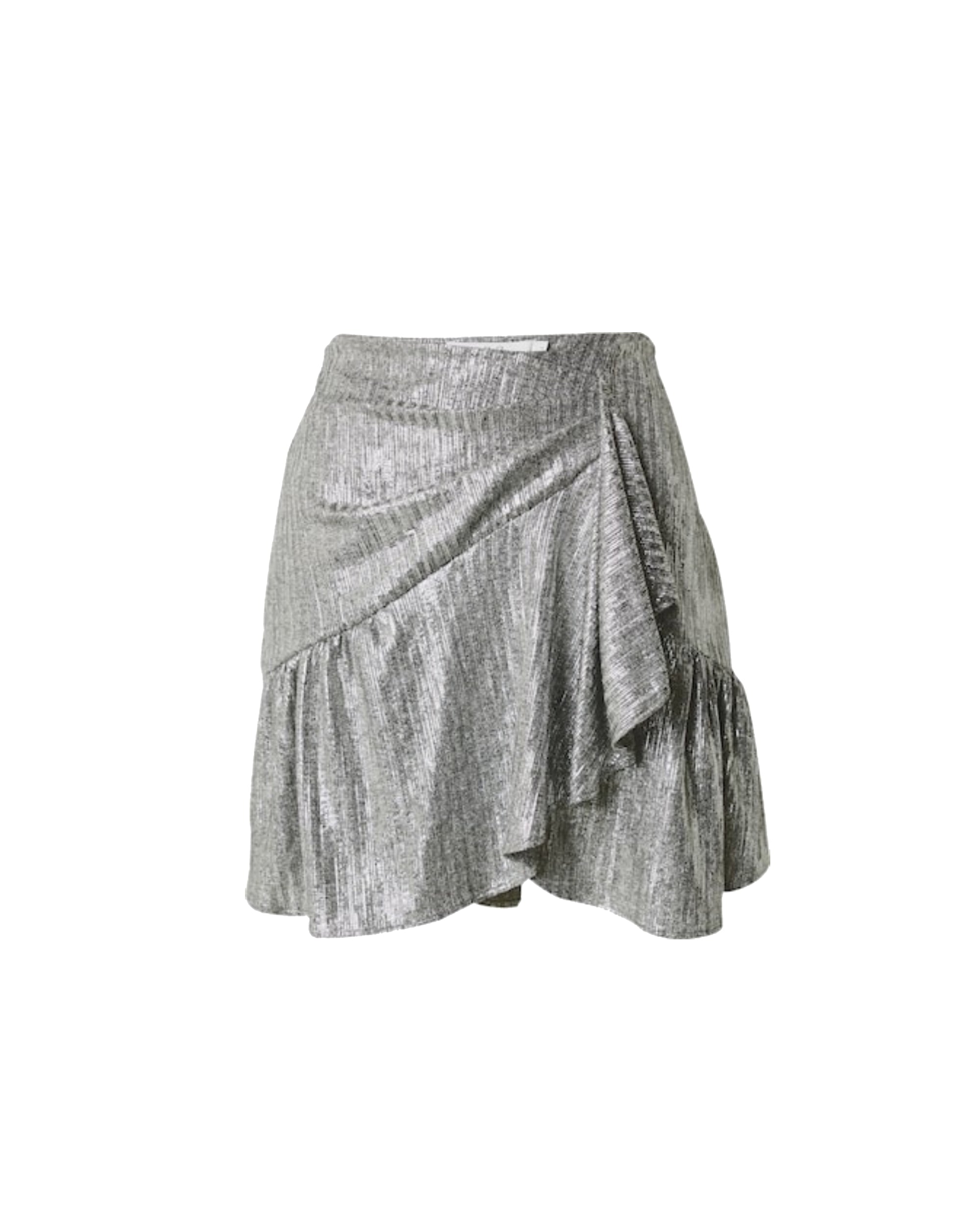 Imane short skirt - Grey Lurex