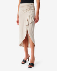 Kales midi skirt - Greige
