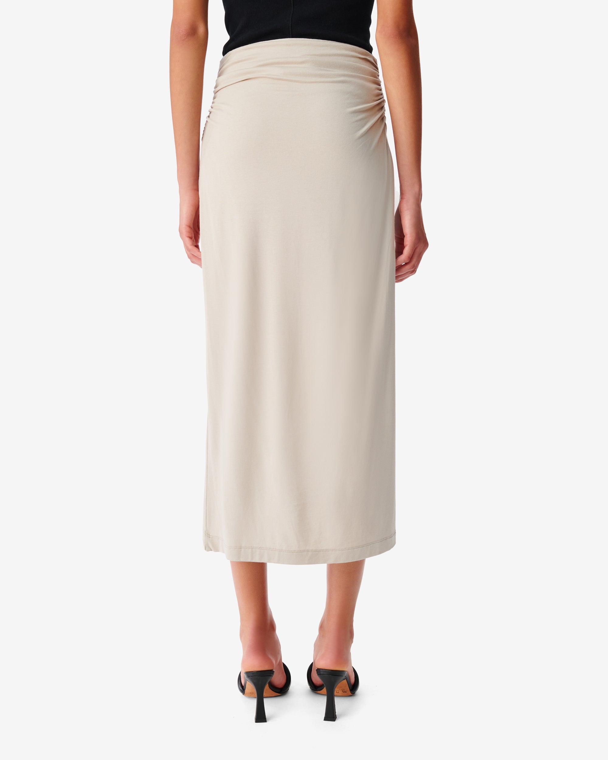 Kales midi skirt - Greige