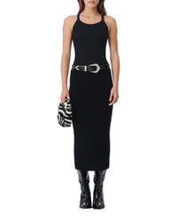 Kenlo skirt in wool & cashmere - Black