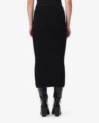 Kenlo skirt in wool & cashmere - Black