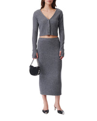 Kenlo wool skirt - Anthracite