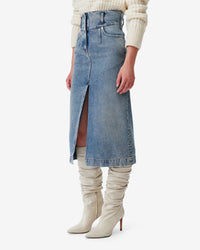 Letala skirt - Mid Blue Used