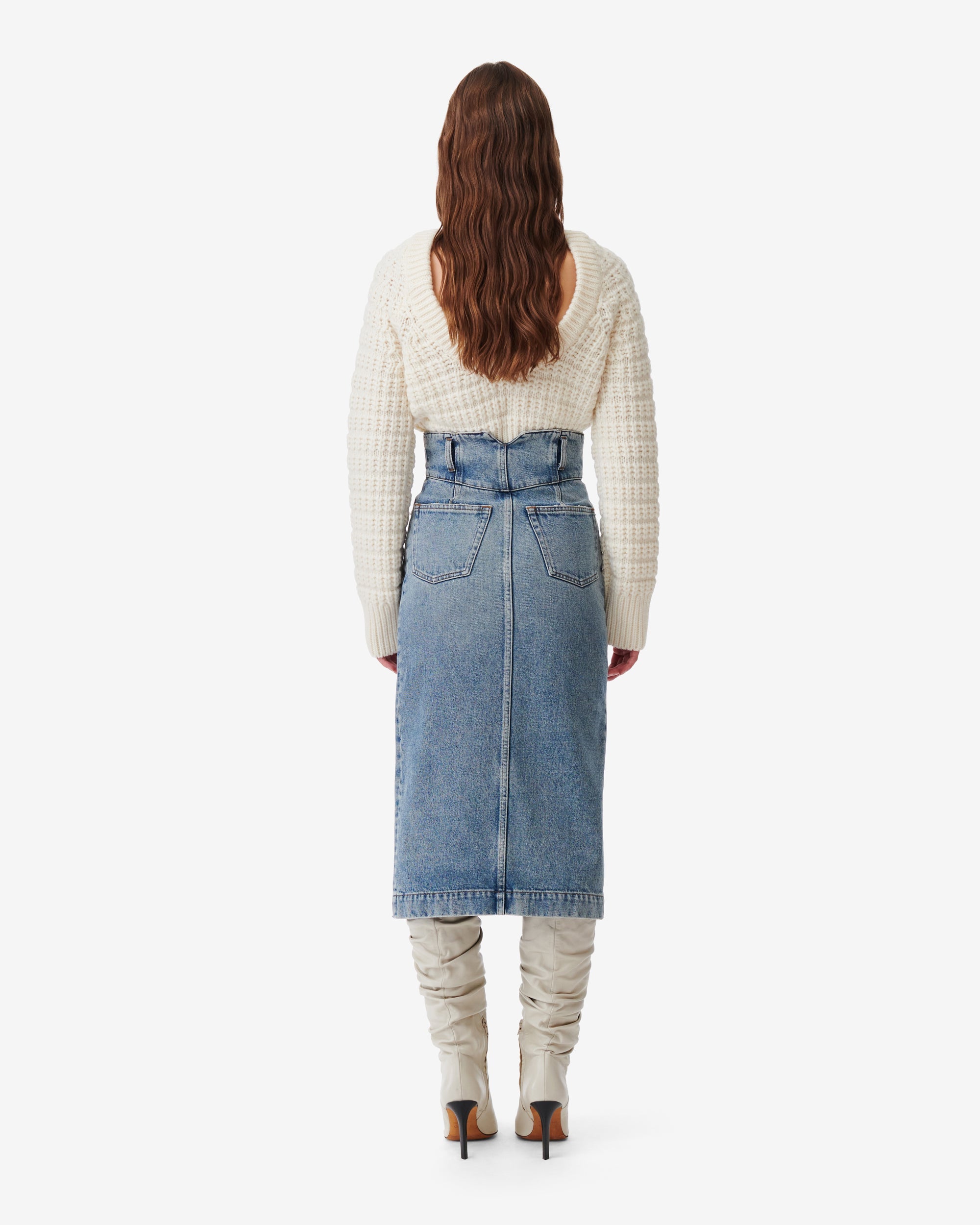 Letala skirt - Mid Blue Used