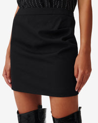 Lucima wool skirt - Black