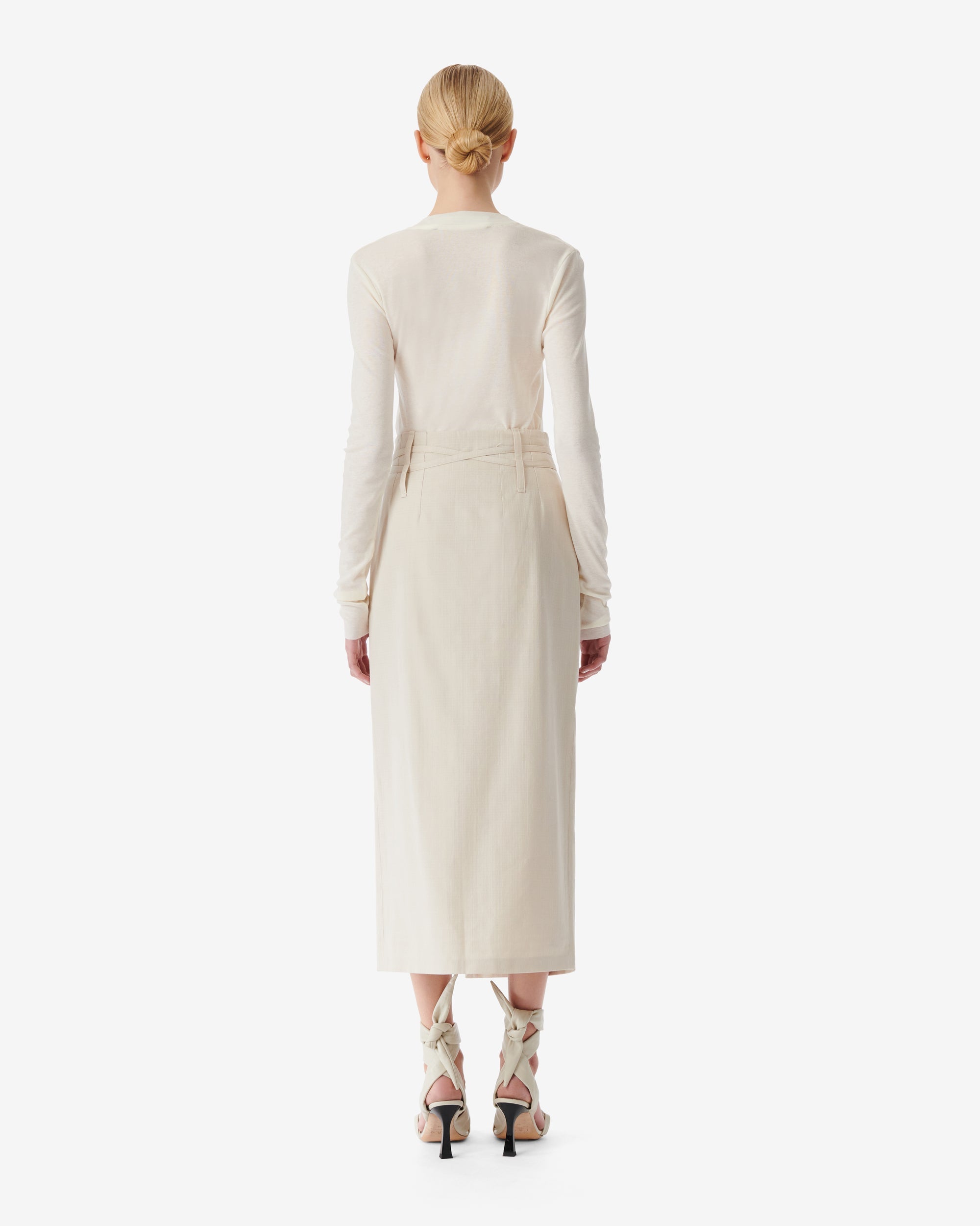 Pelma midi skirt - Champagne