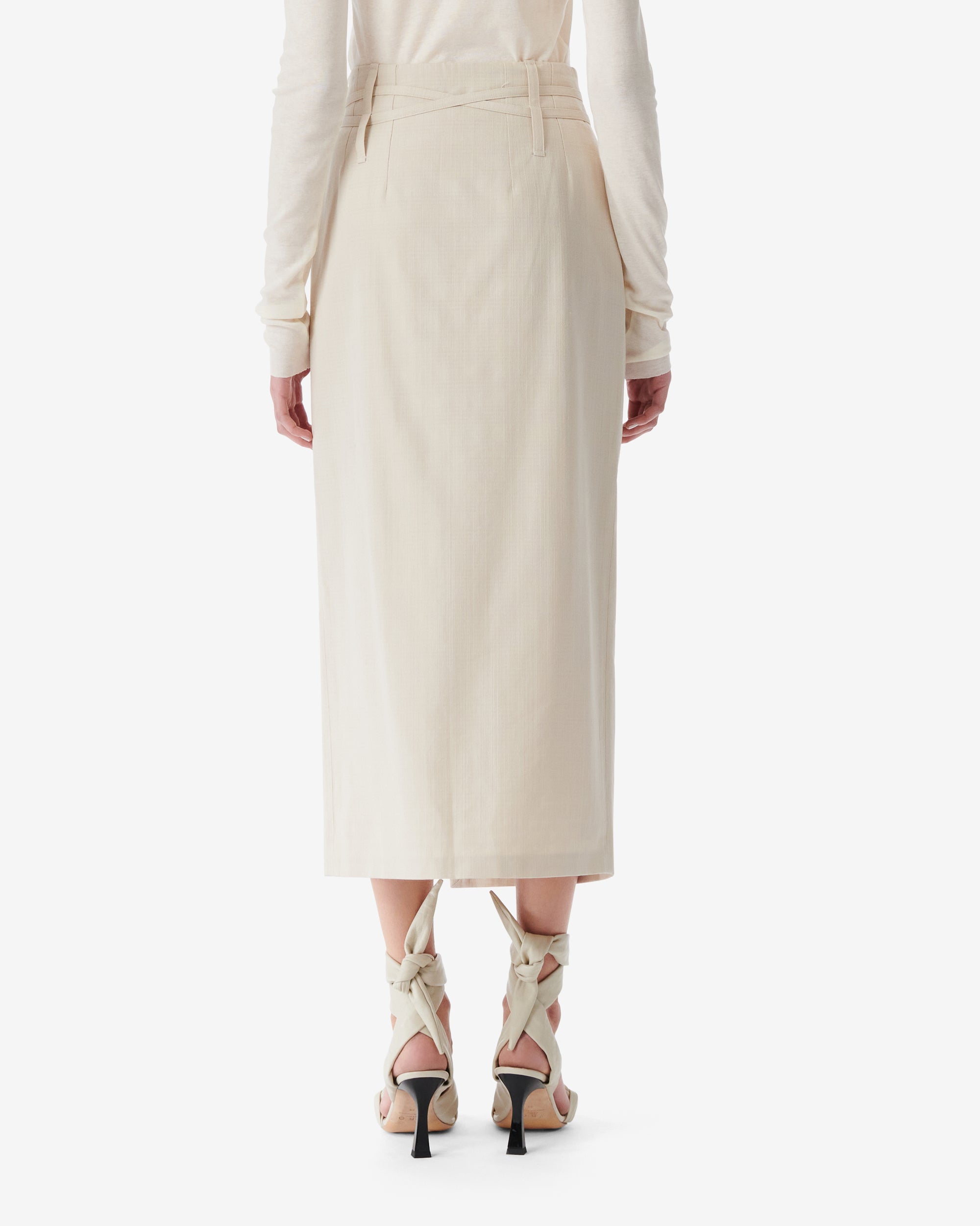 Pelma midi skirt - Champagne