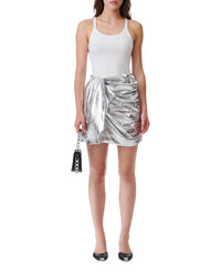 Seiko silk skirt - Silver