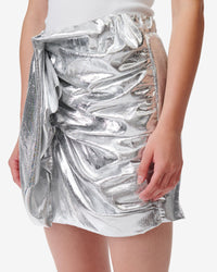 Seiko silk skirt - Silver