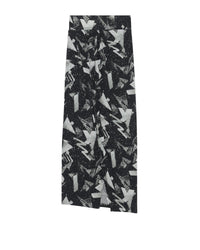 Yuki maxi skirt - Black & Silver