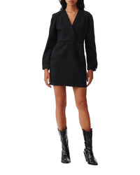 Dora short dress - Black & Strass
