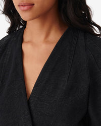 Dora short dress - Black & Strass