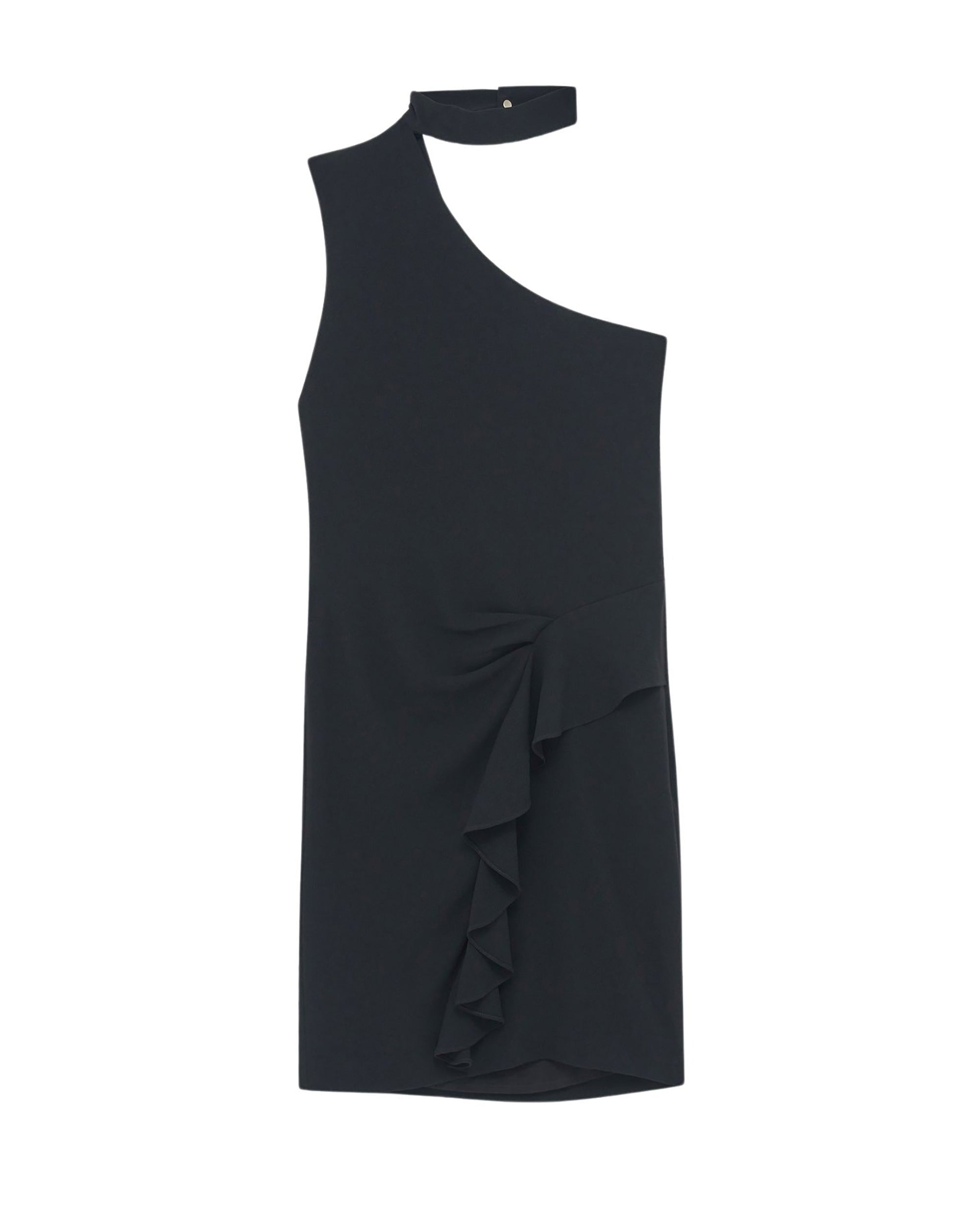 Ekami asymmetric dress - Black