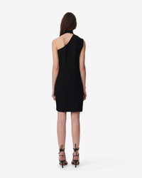 Ekami asymmetric dress - Black