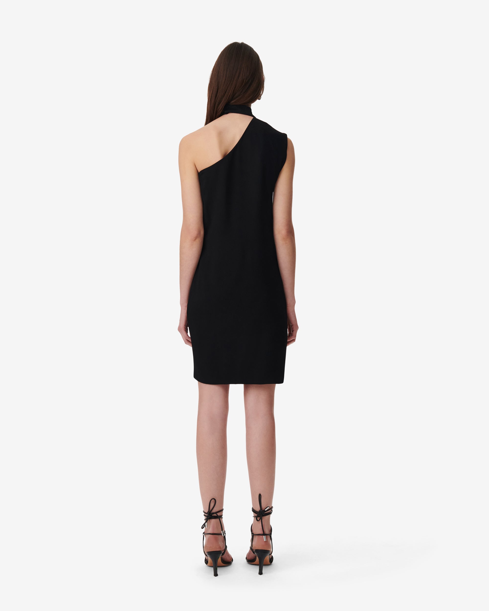 Ekami asymmetric dress - Black