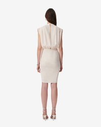 Essone sleeveless dress - Champagne