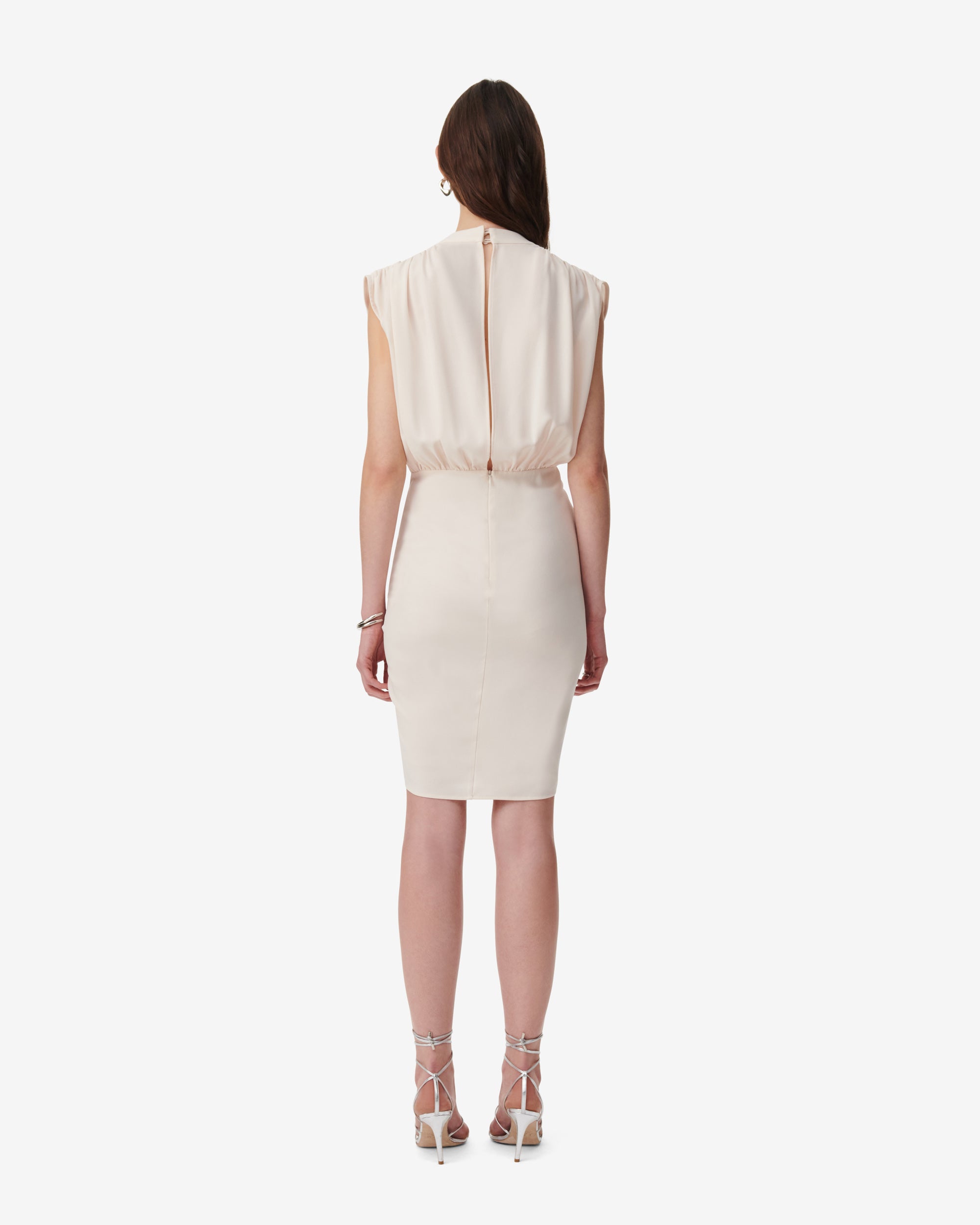 Essone sleeveless dress - Champagne
