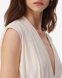 Essone sleeveless dress - Champagne