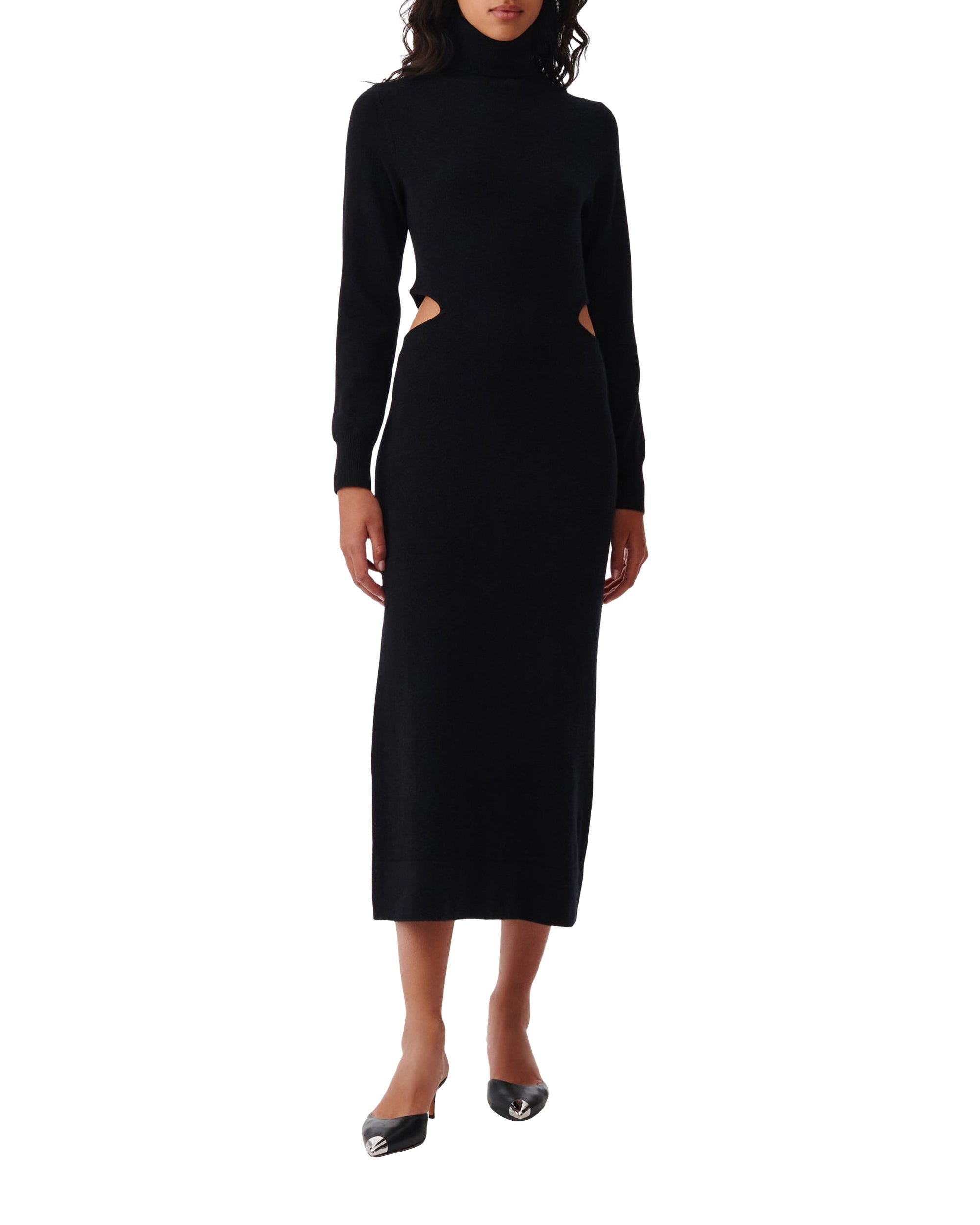 Isao cashmere dress - Black