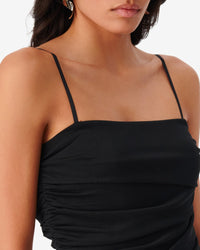 Isela strapless dress - Black