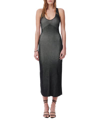 Kitzy cross-over dress - Black & White
