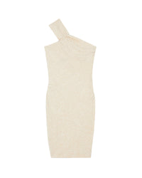 Leandra midi dress - Light Beige