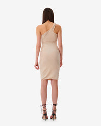 Leandra midi dress - Light Beige