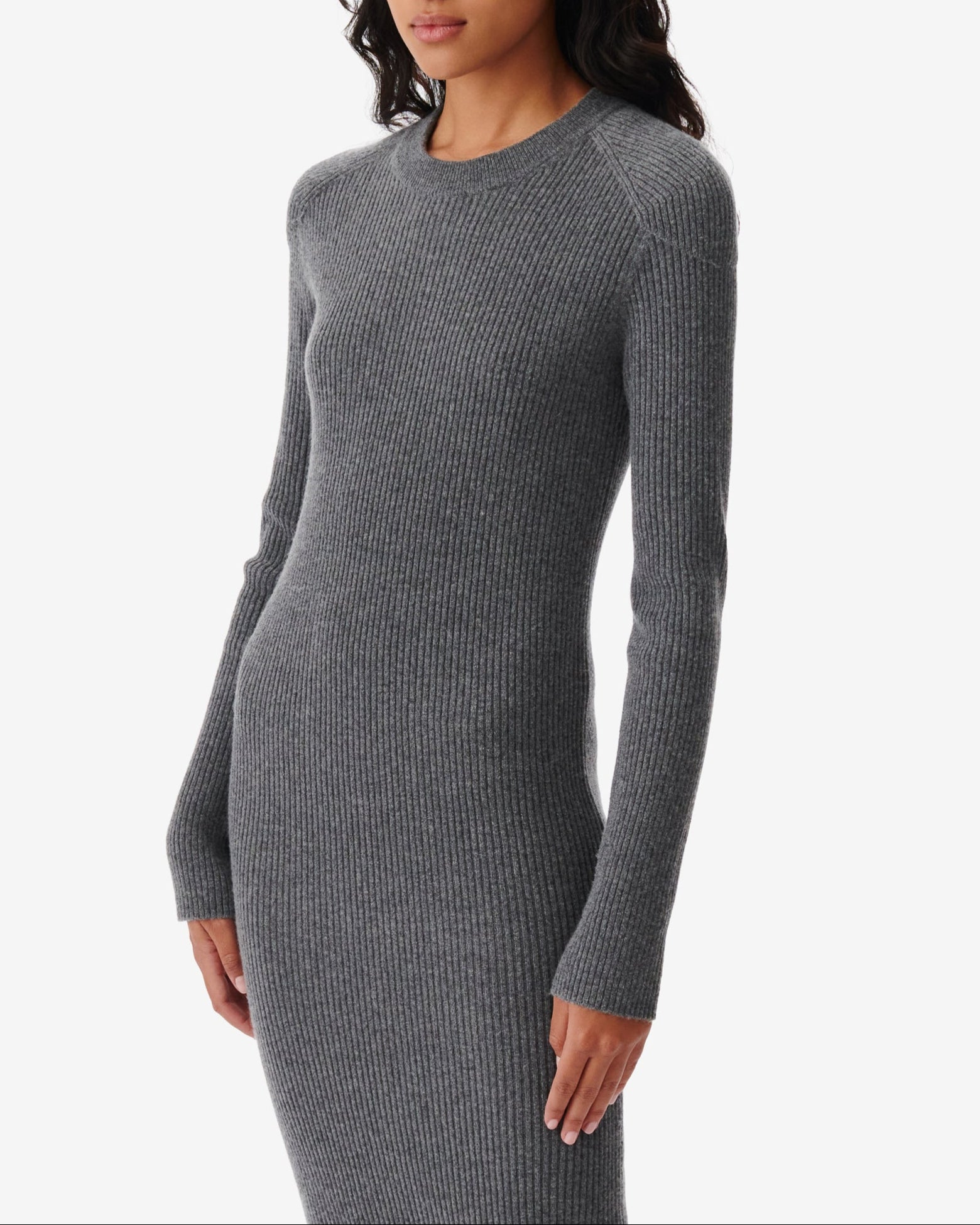 Liette cashmere dress - Anthracite