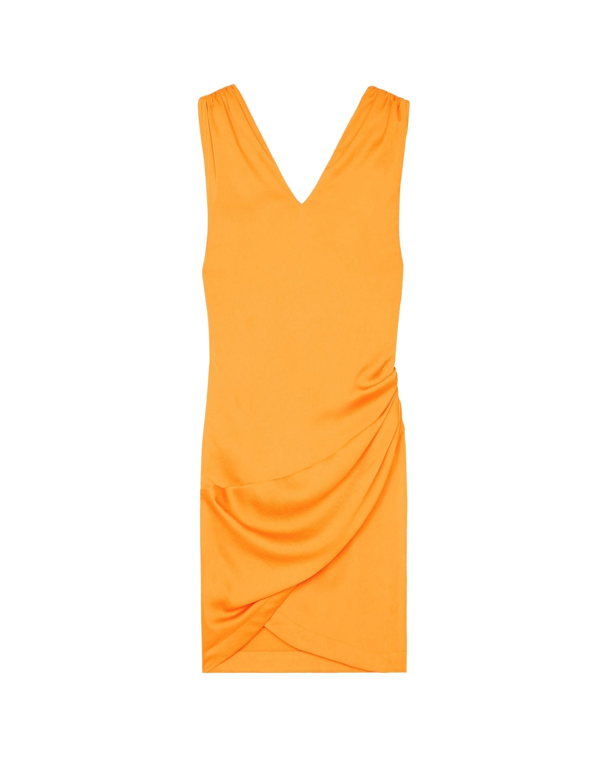 Lorenia short dress - Orange