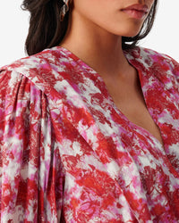 Madea short dress - Red Multico