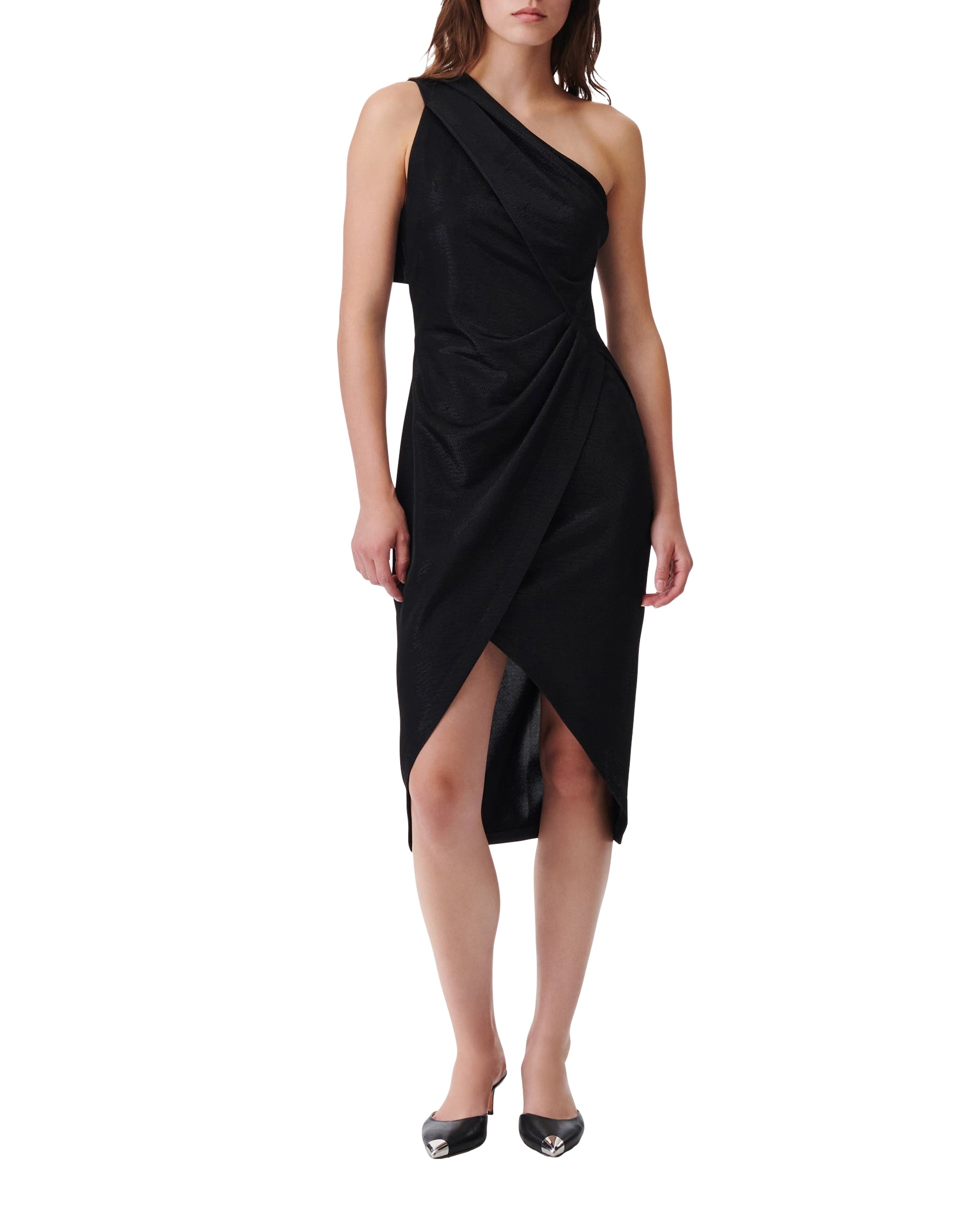 Melissia Dress - Shiny Black