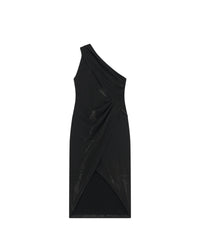 Melissia Dress - Shiny Black