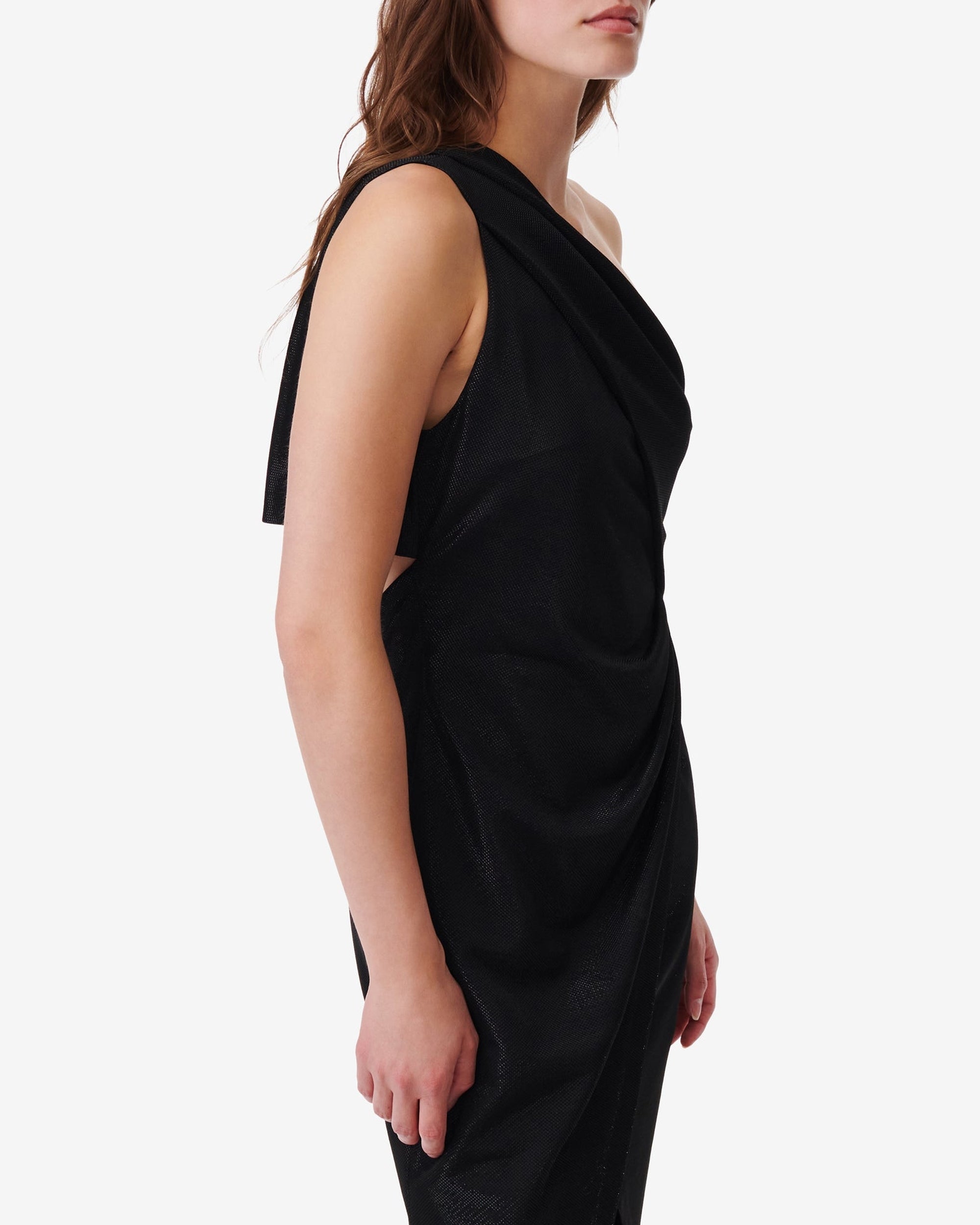 Melissia Dress - Shiny Black