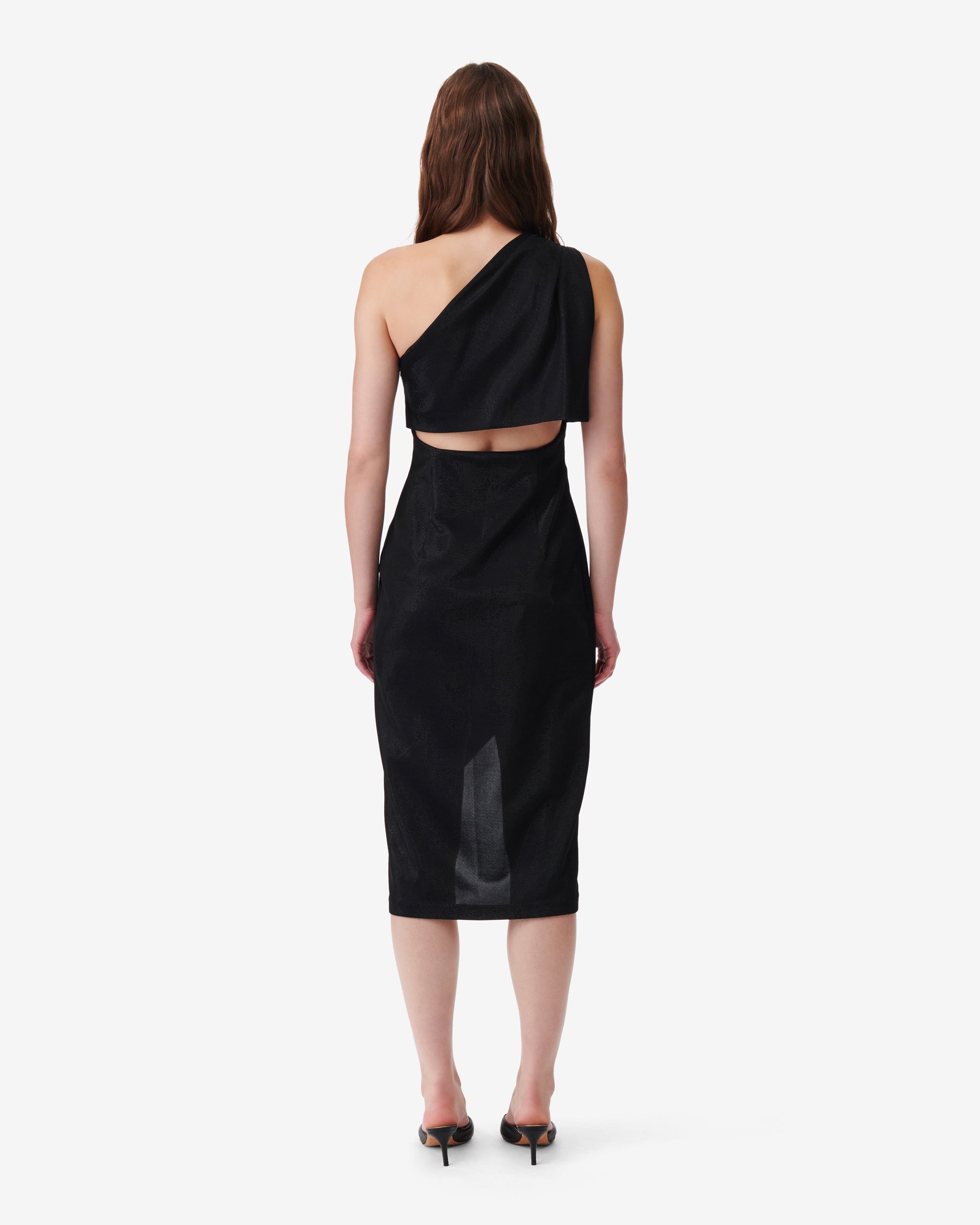 Melissia Dress - Shiny Black