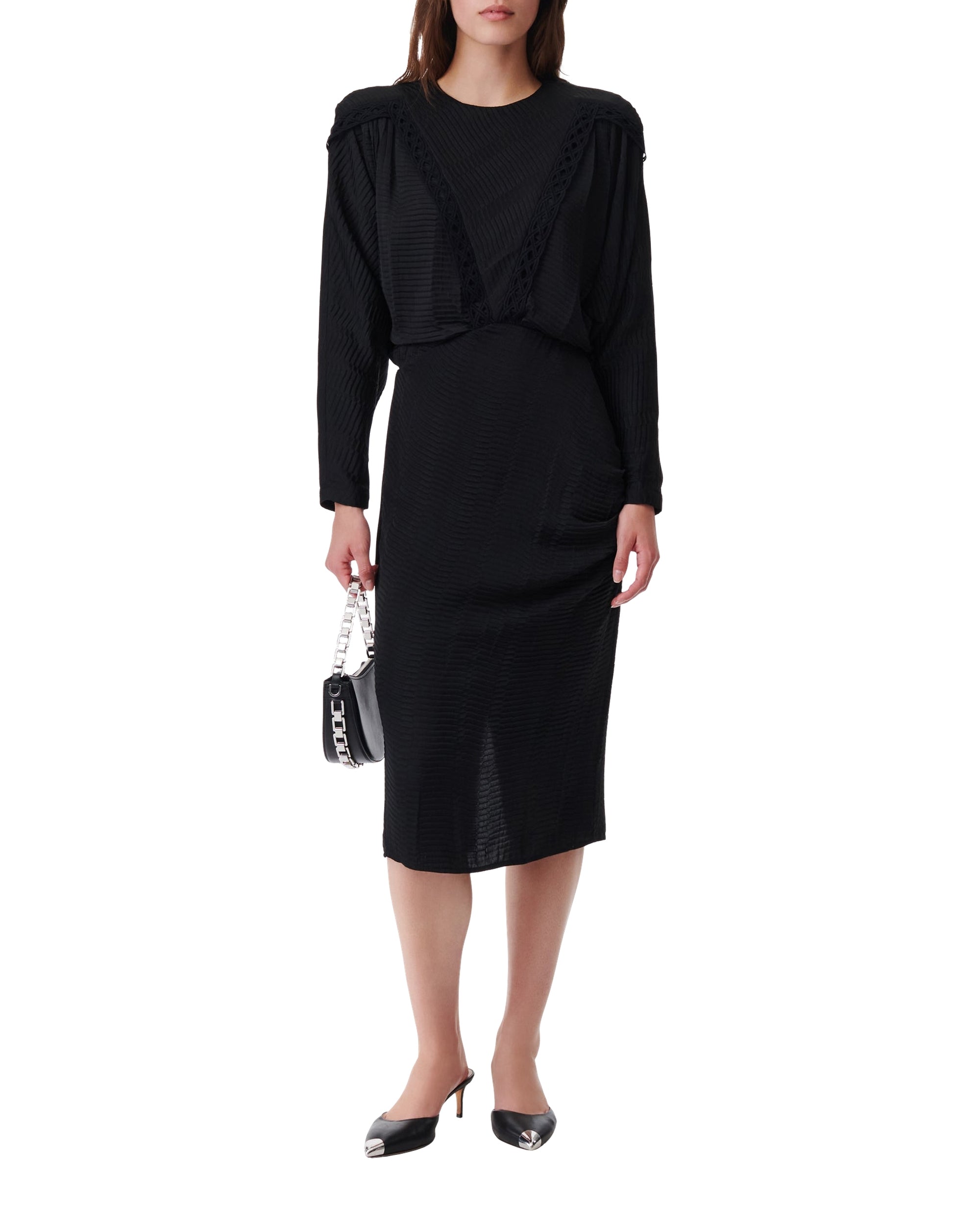 Nicoa midi dress - Black