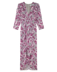 Opara maxi dress - Purple & Grey